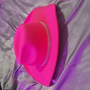 Hot pink cowboy hat